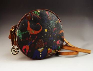 Piero Guidi Magic Circus Leather Shoulder Bag