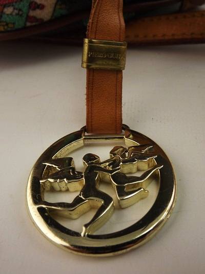 Piero Guidi Magic Circus Leather Shoulder Bag