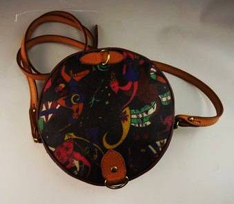 Piero Guidi Magic Circus Leather Shoulder Bag
