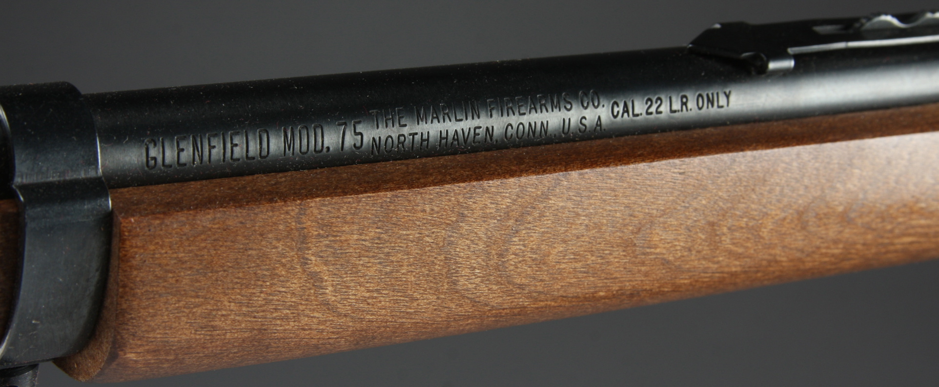 Glenfield Model 75. By the Marlin Firearms Co. .22 Caliber (LR) semi-auto rifle