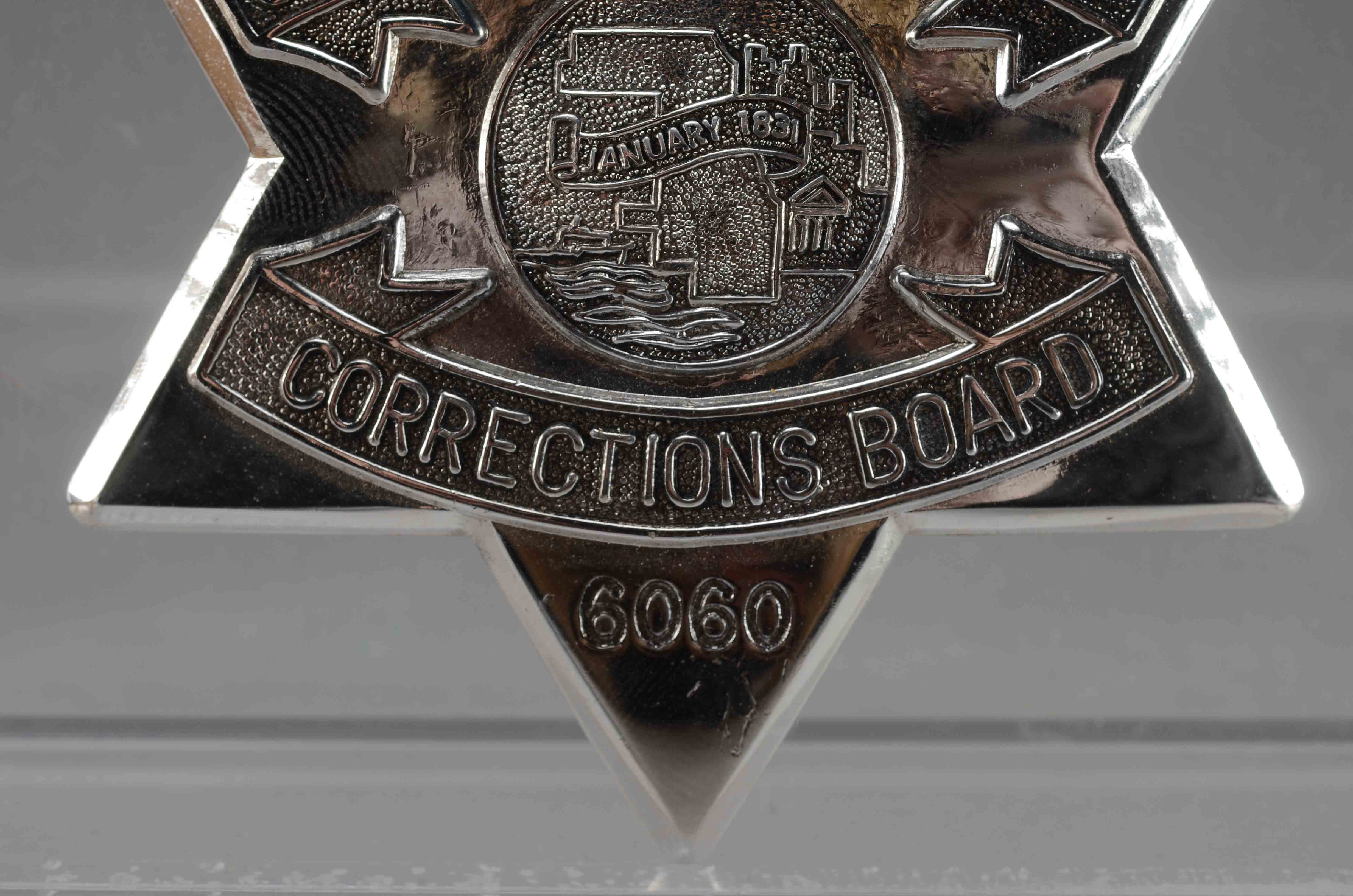 Sheriff-Cook County Corrections Board Officer Badge