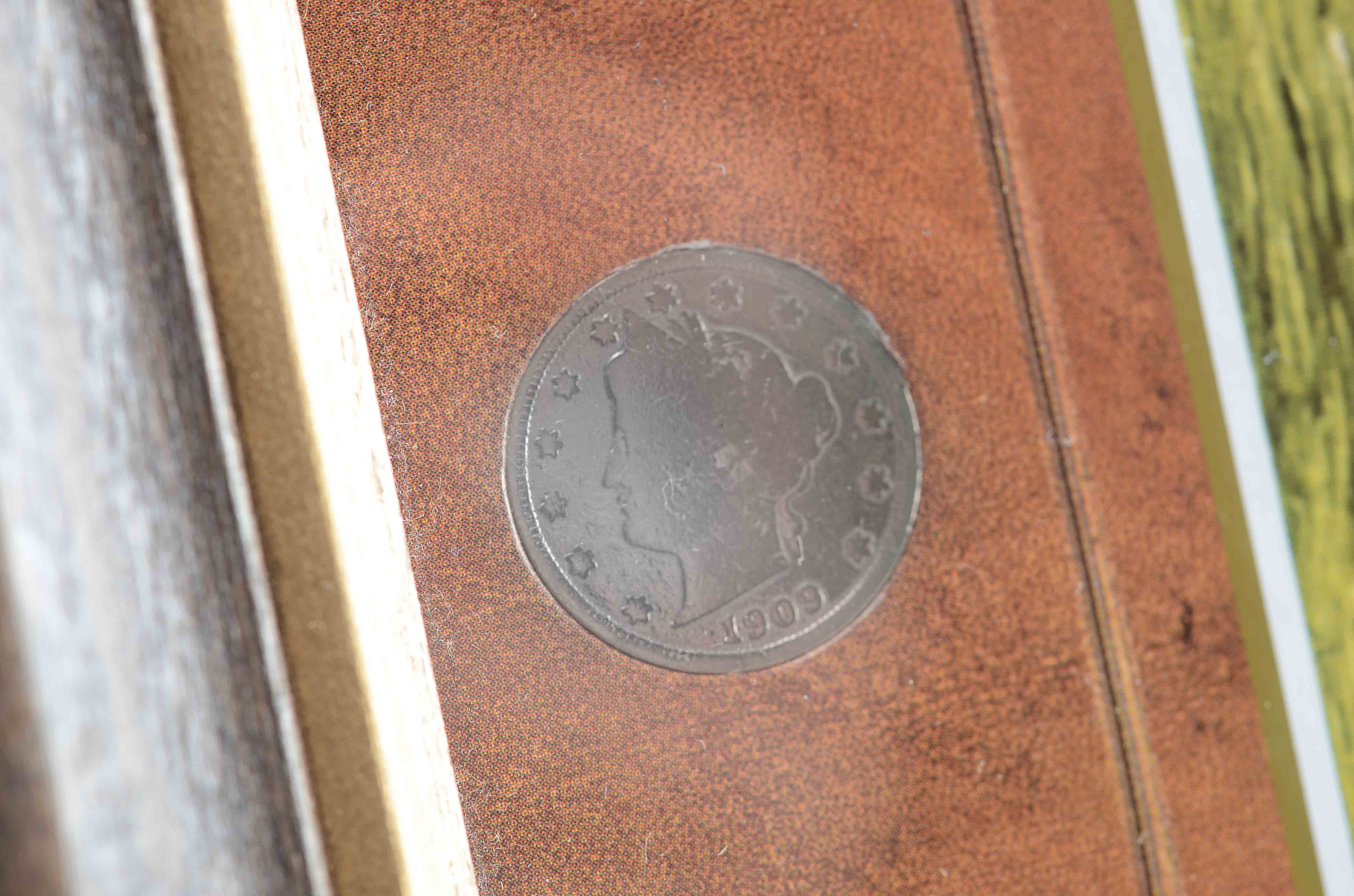 The Forty Niners Liberty Head nickel collection in a nice presentation frame