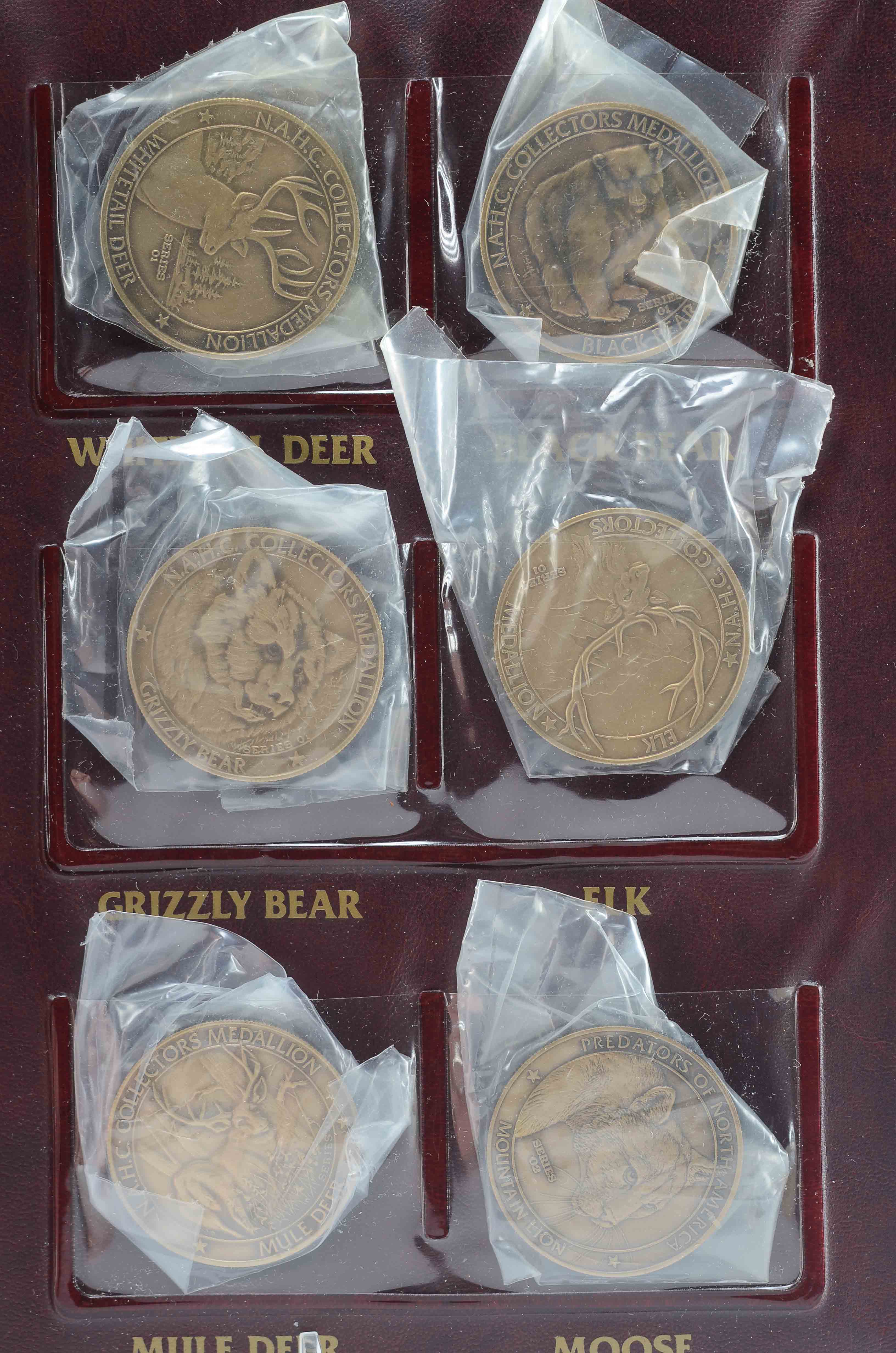 North American Hunting Club Big Game Collectors Series Coin Set