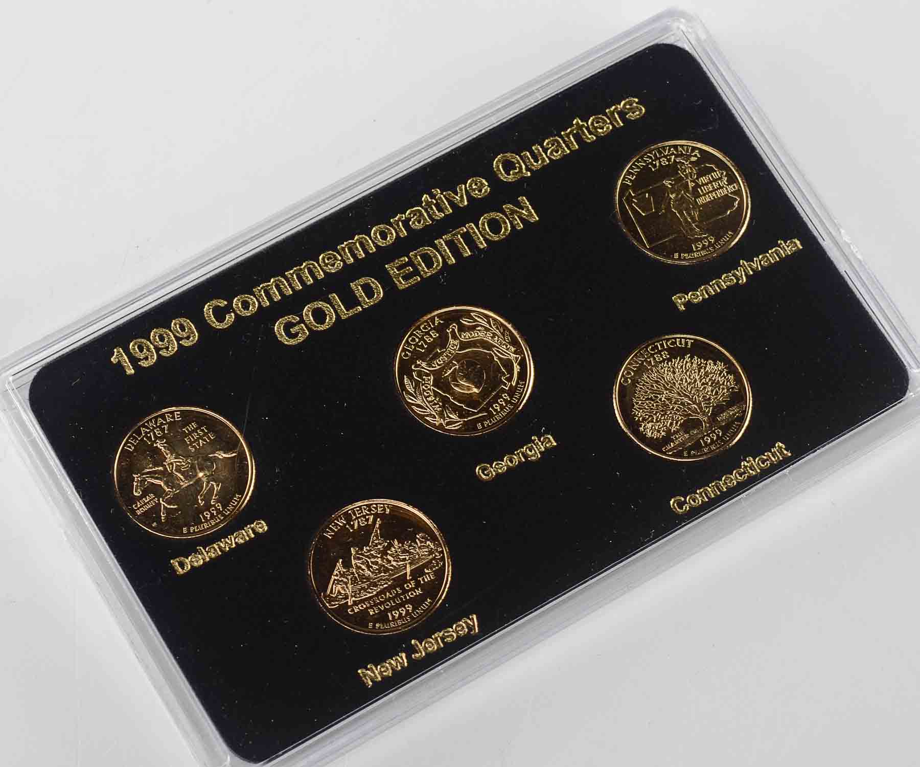 Commemorative Quarters 1999-2008 Gold Edition Set