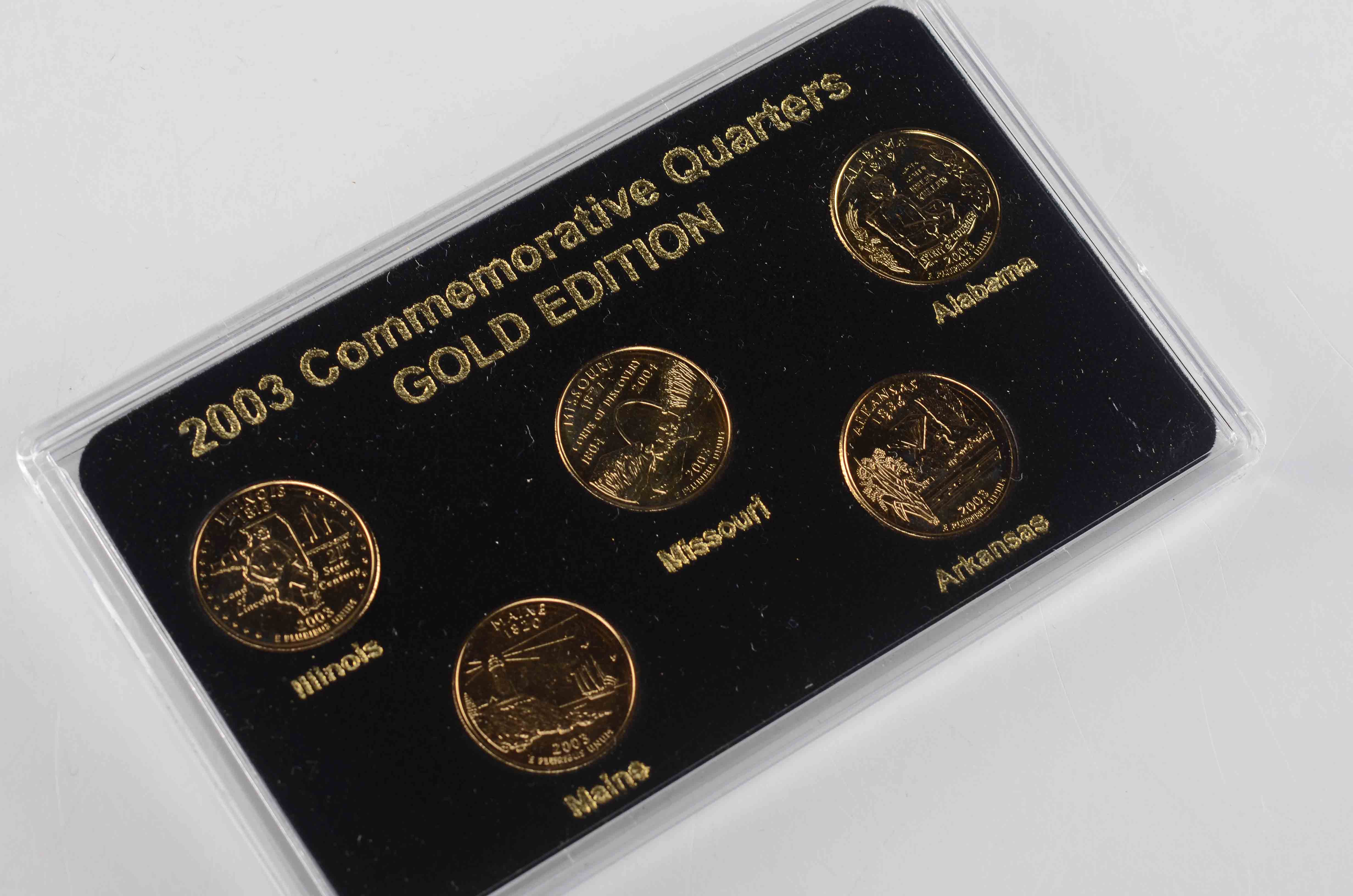 Commemorative Quarters 1999-2008 Gold Edition Set