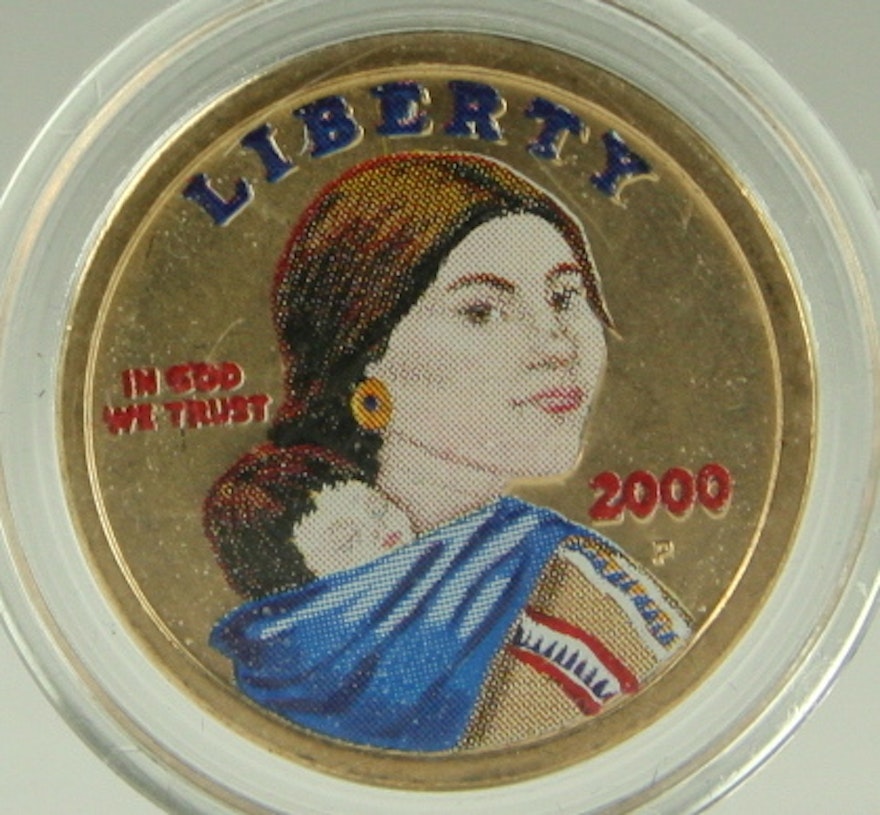 1999 Susan B. Anthony Dollar and 2000 Sacagawea Golden Dollar