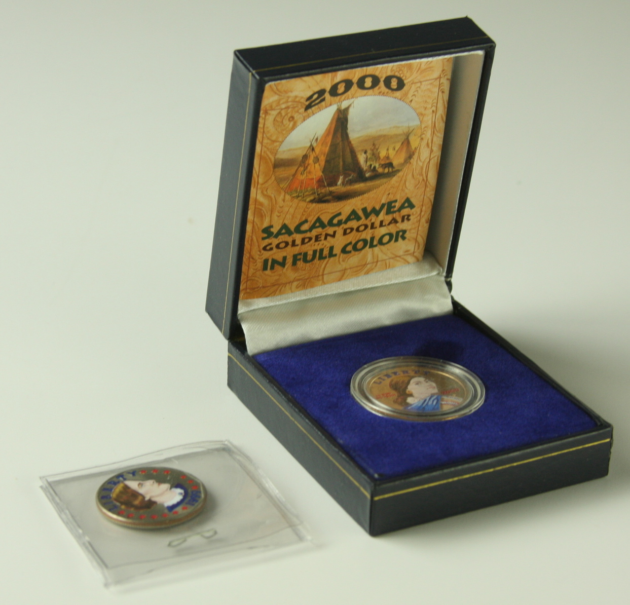 1999 Susan B. Anthony Dollar and 2000 Sacagawea Golden Dollar