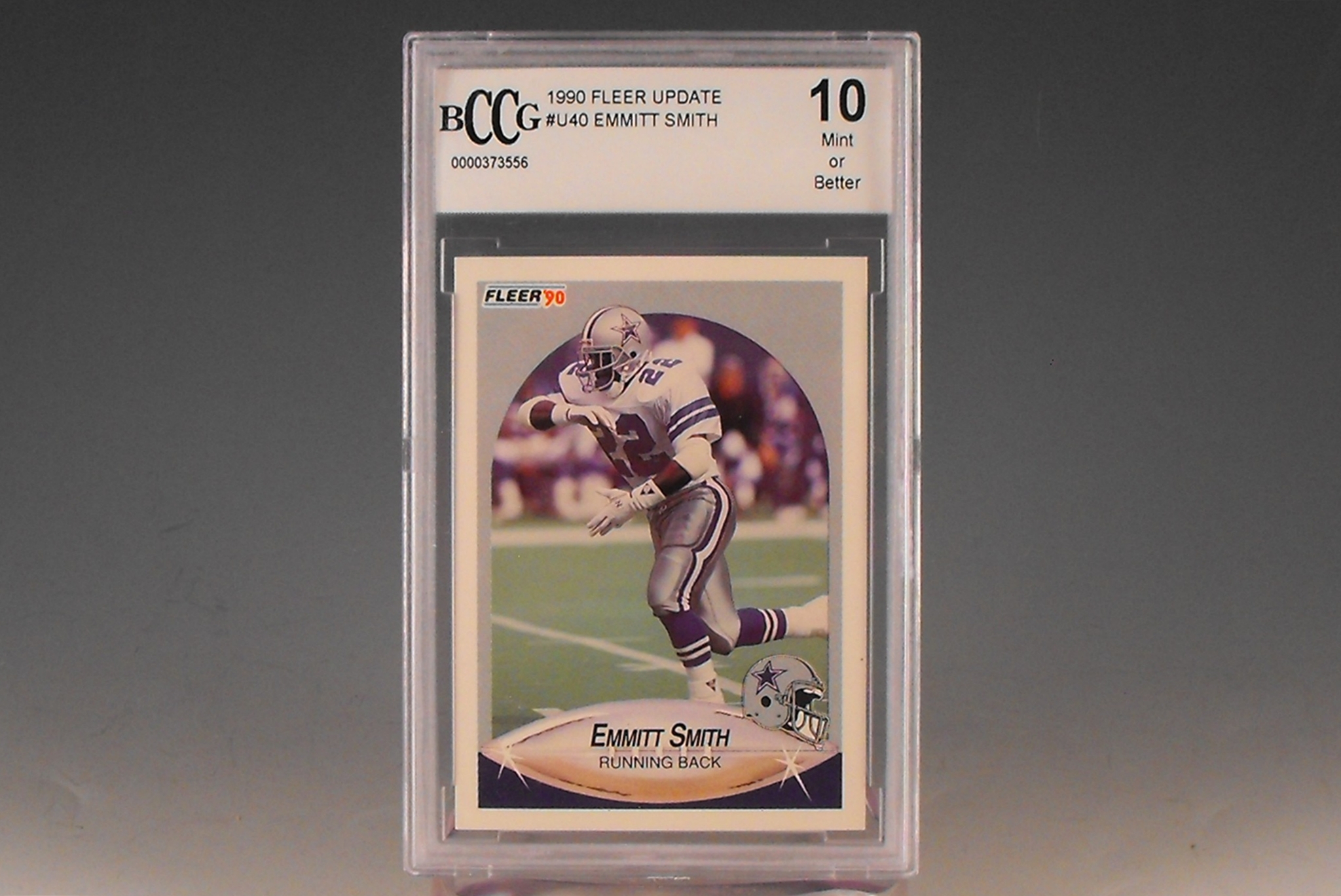 Graded 10 Emmitt Smith rookie card