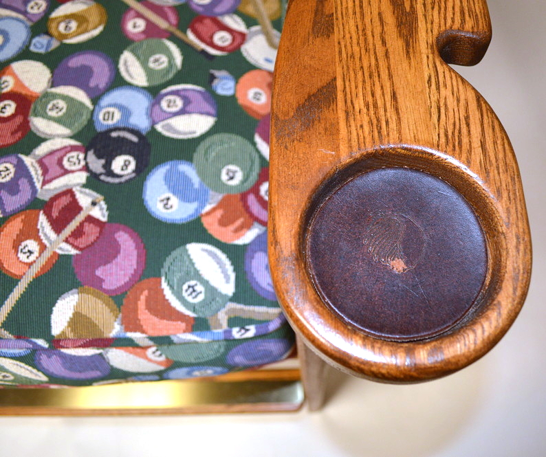 A Pair of Billiards Bar Stools