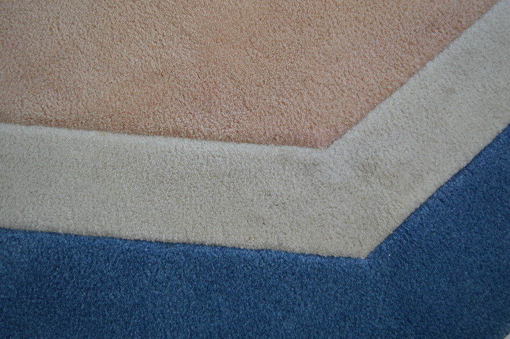 Sculpted Octagonal Rug