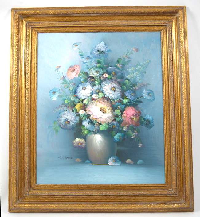 Framed Floral Still Life Print