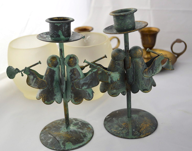 Large lot of Candlesticks