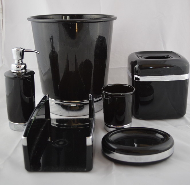 Five Piece Bathroom Accessory Set