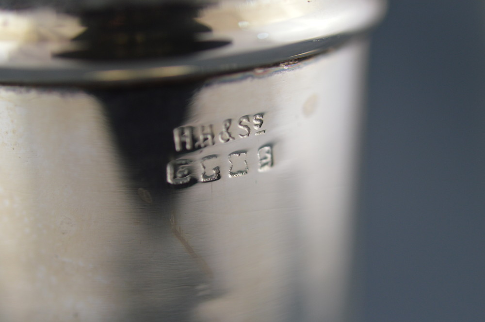 Silver- Plate Trumpet Vases 