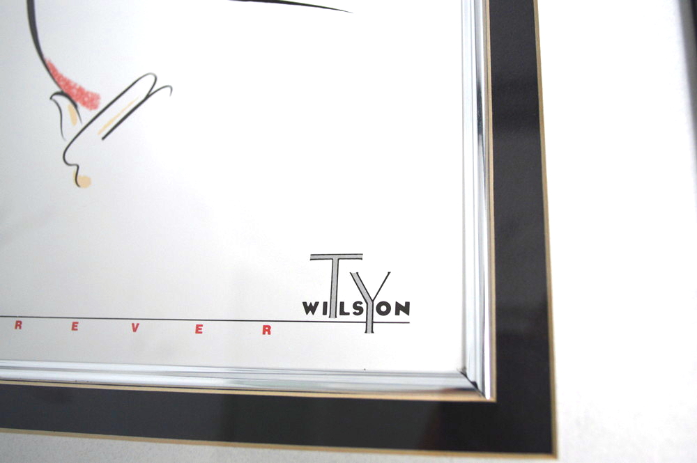 Two Framed Black and White Sketches