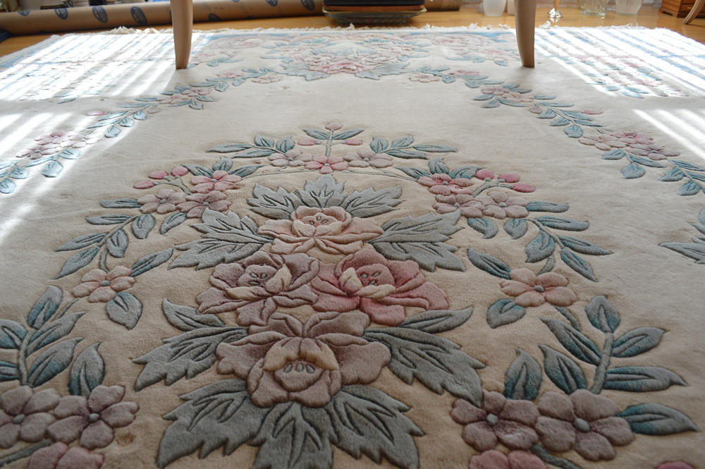 Hand Knotted Chinese Wool Rug 