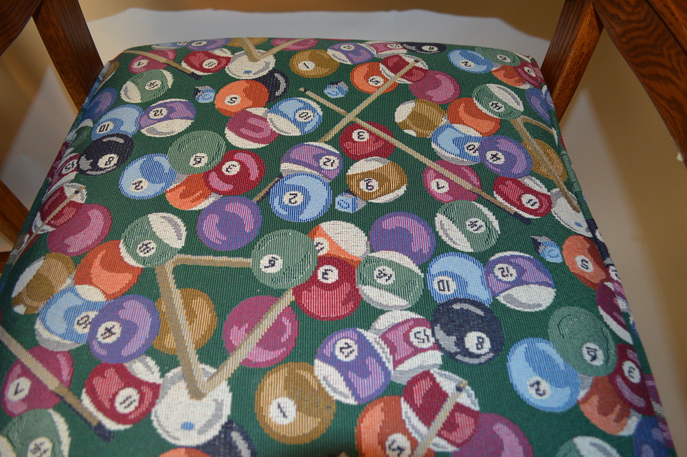 A Pair of Billiards Bar Stools