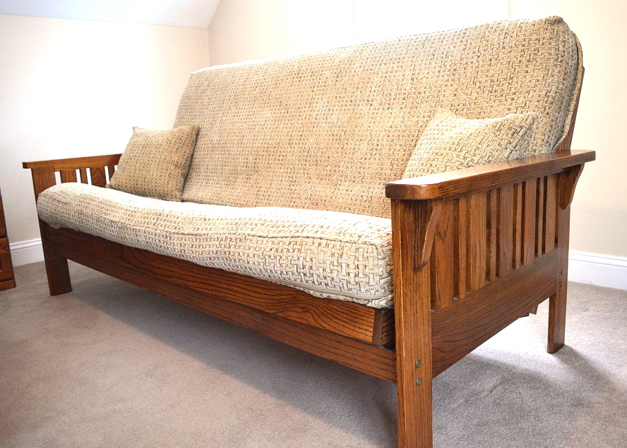 Contemporary Mission Style Futon