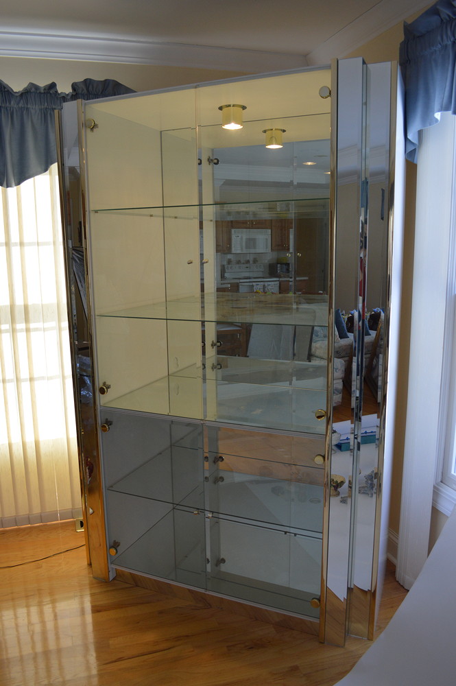 Mirrored Curio Cabinet