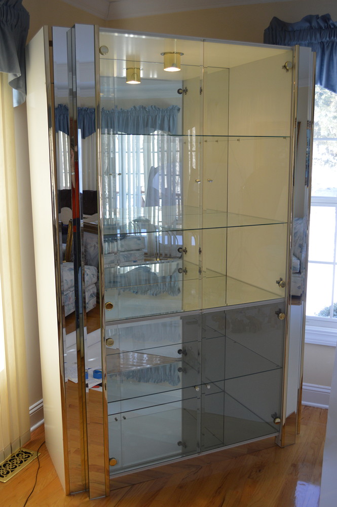 Mirrored Curio Cabinet
