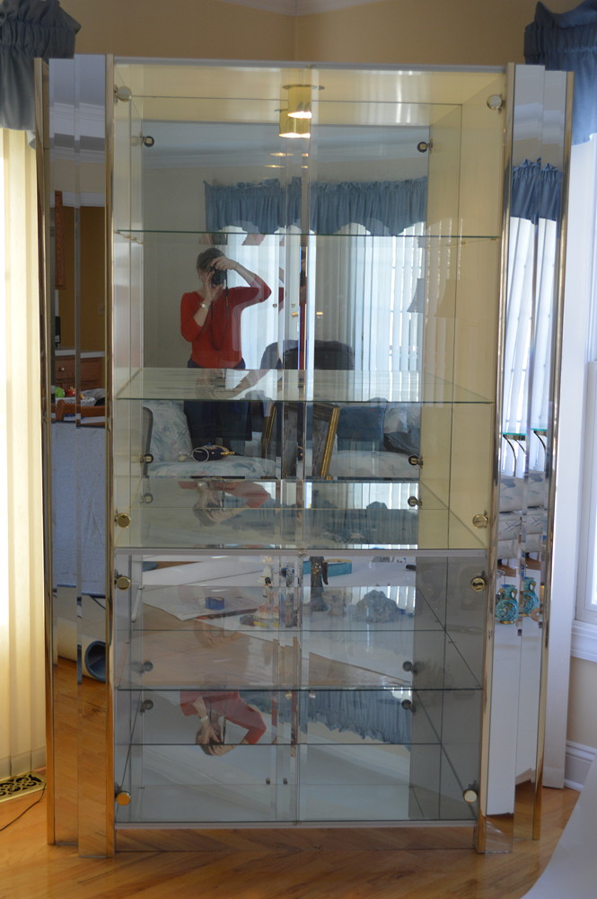 Mirrored Curio Cabinet