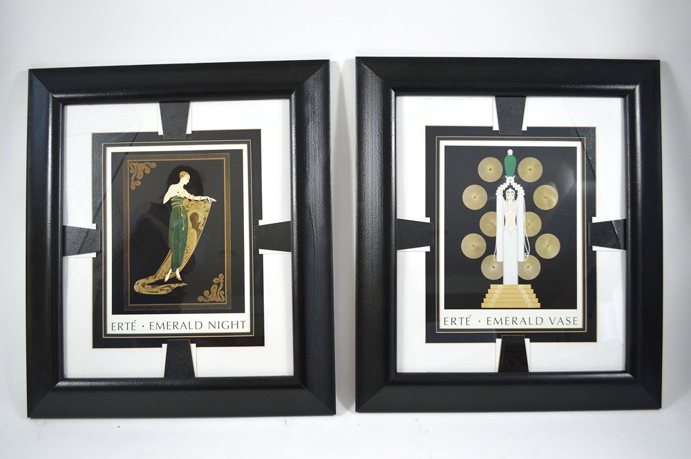 Pair of Framed Art Deco Pictures