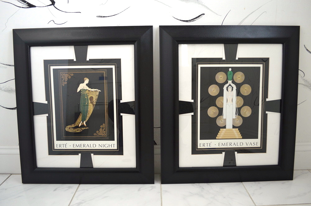 Pair of Framed Art Deco Pictures