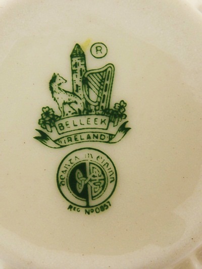 Irish Belleek  Tridacna Porcelain China 