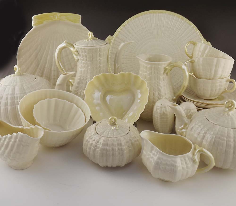 Irish Belleek  Tridacna Porcelain China 
