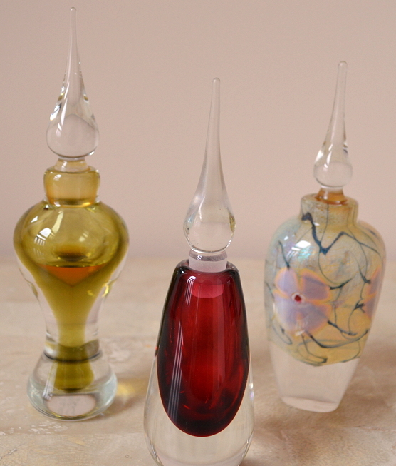 Three Perfume Bottles