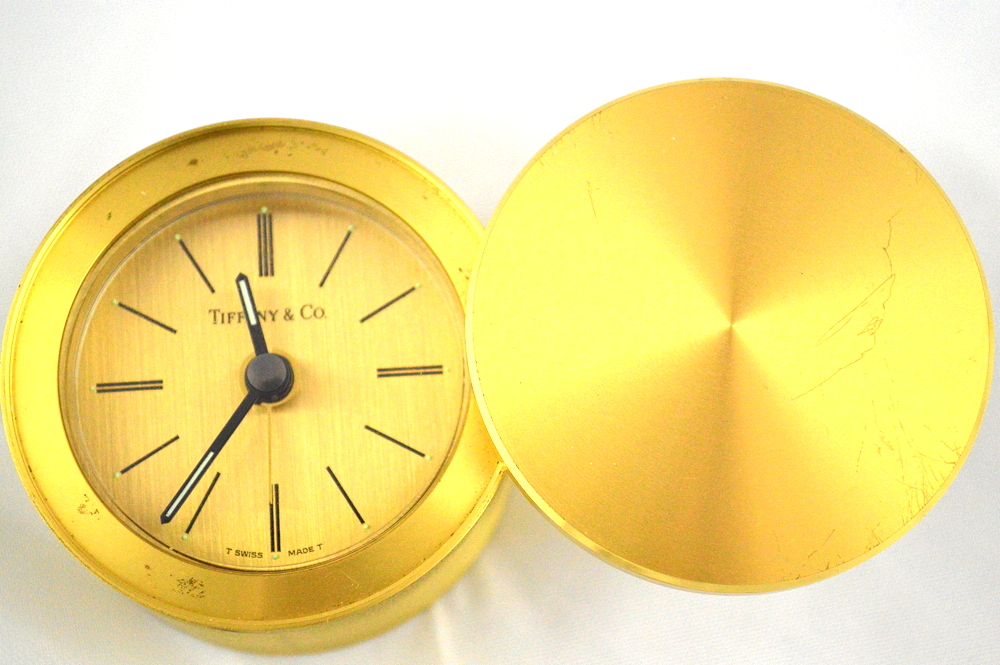 Tiffany Brass Clock