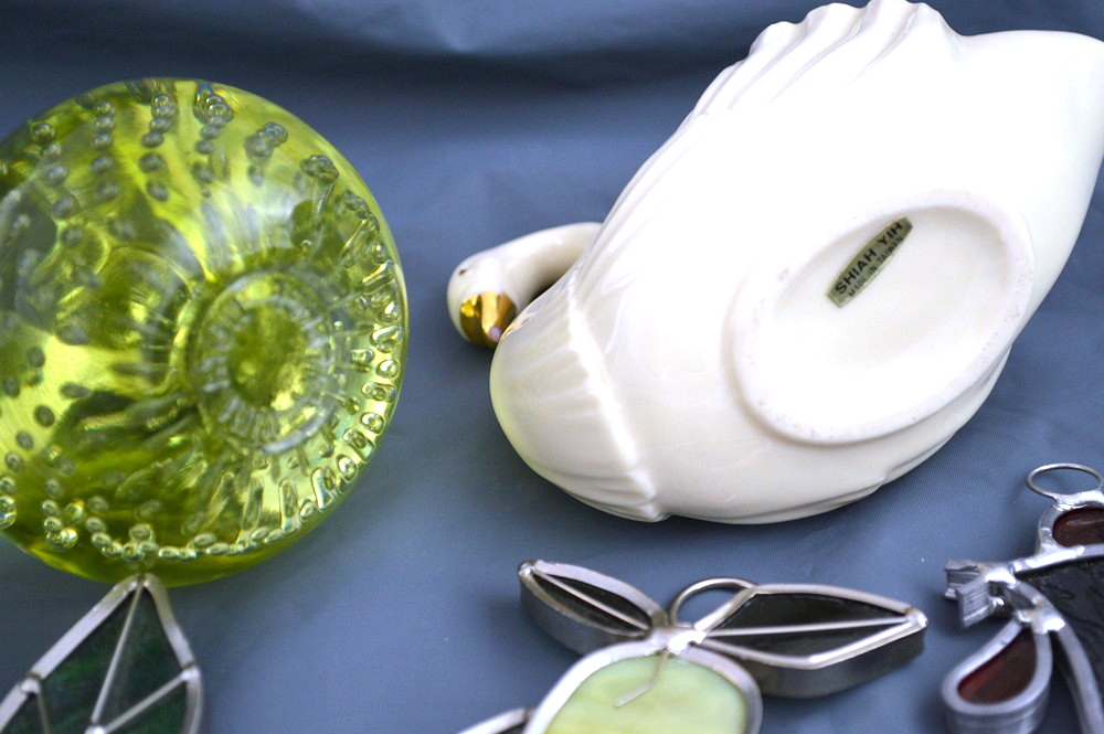 Collection of Glass and Ceramic Decoratives