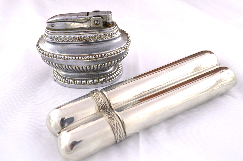 Display Case for Pens, Ice Bucket & Decanter