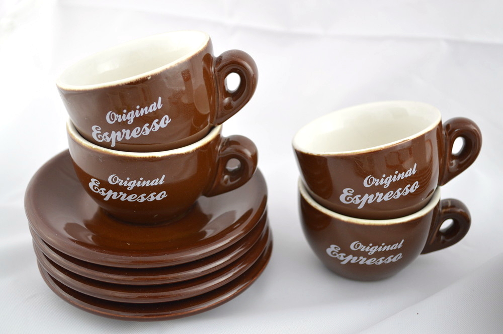 Three Sets of Cups and Saucers