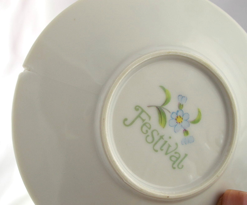 Three Sets of Cups and Saucers