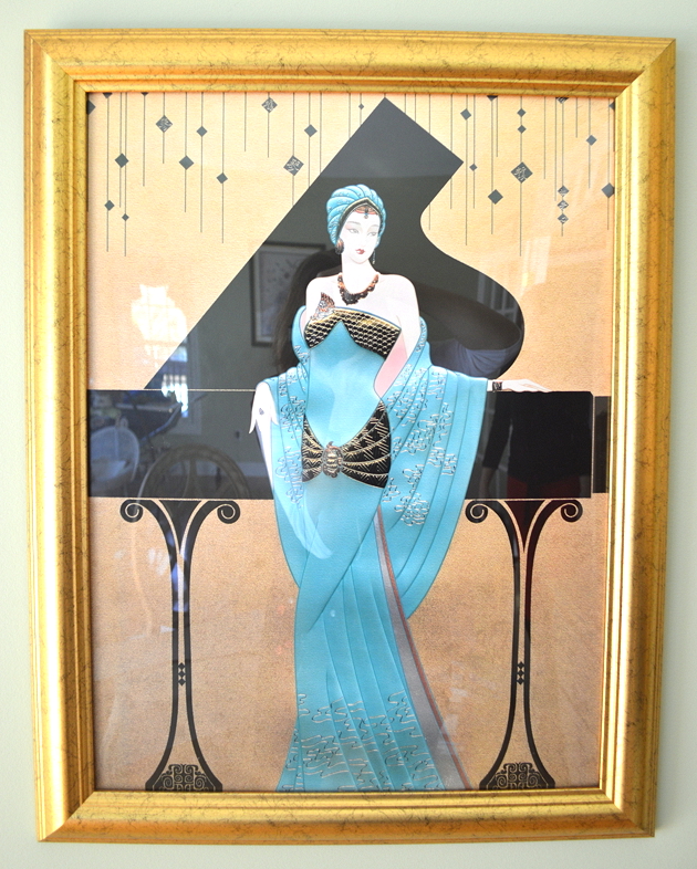 Pair of Framed Art Deco Pictures