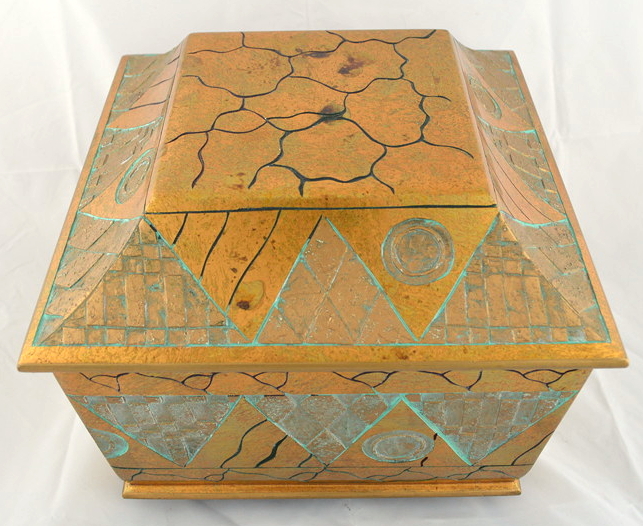 Decorative Gold Leaf Box