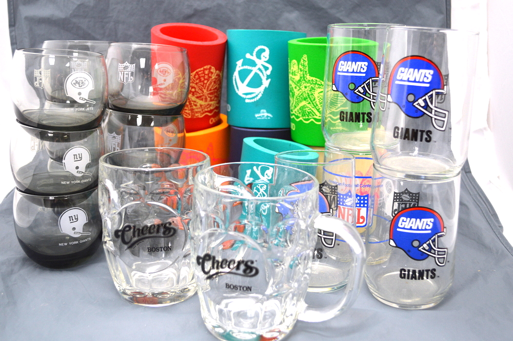 New York Football Glasses Et al
