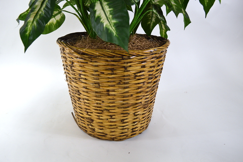 Large Faux Greenery Plant in Basket