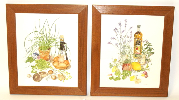 6 Decorative Art Pictures of Fruit Various Sizes