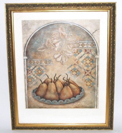 6 Decorative Art Pictures of Fruit Various Sizes