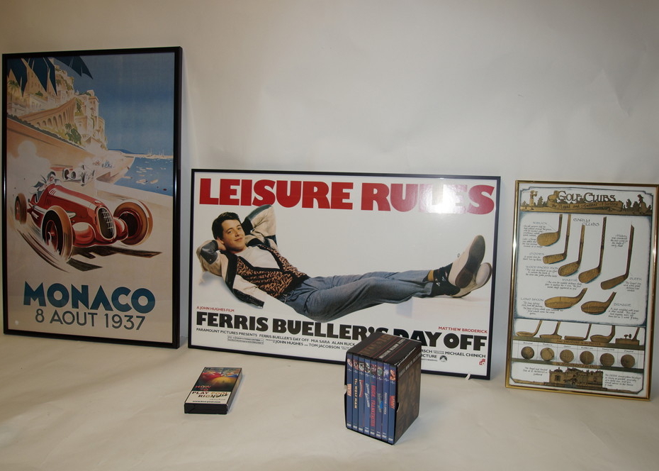 Framed Posters and DVDs