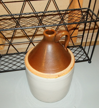 Bakery's Rack filled with Stein & Milk Jug