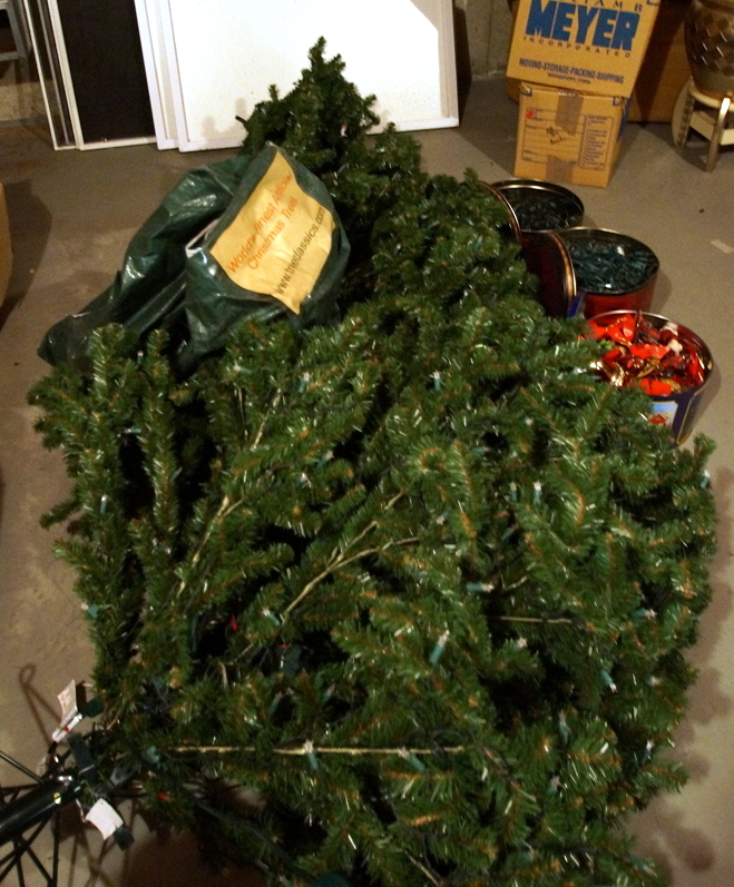 Artificial Christmas Tree -8ft with Lights and Ornaments