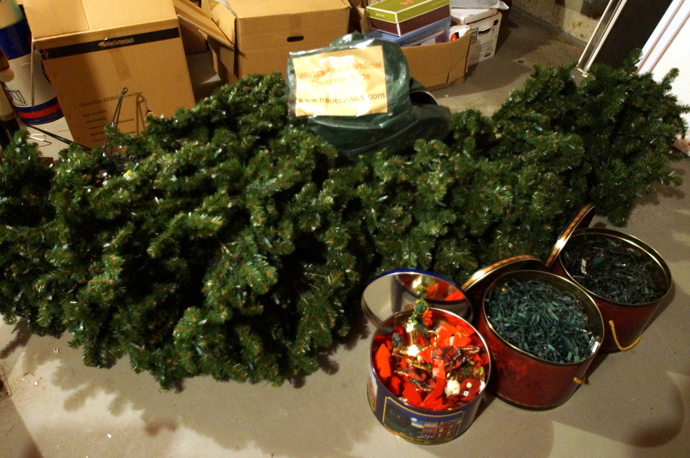 Artificial Christmas Tree -8ft with Lights and Ornaments