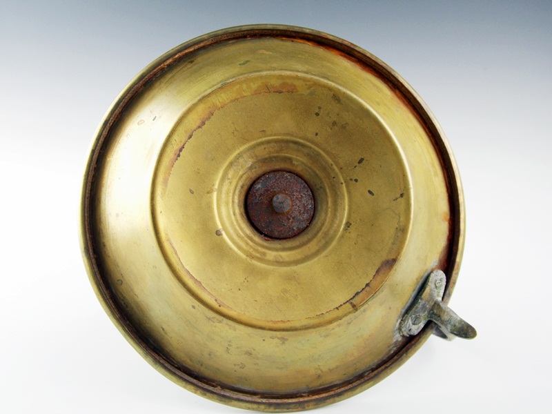 Antique brass candlestick