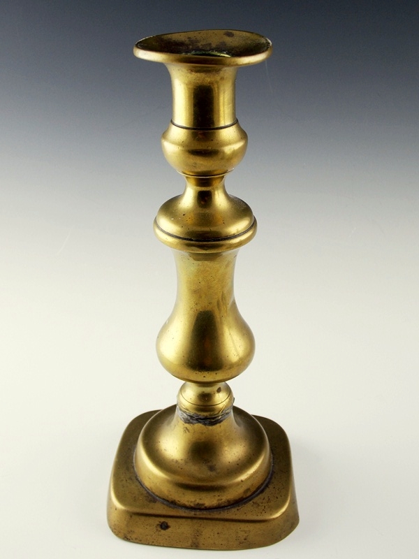 Antique brass candlesticks