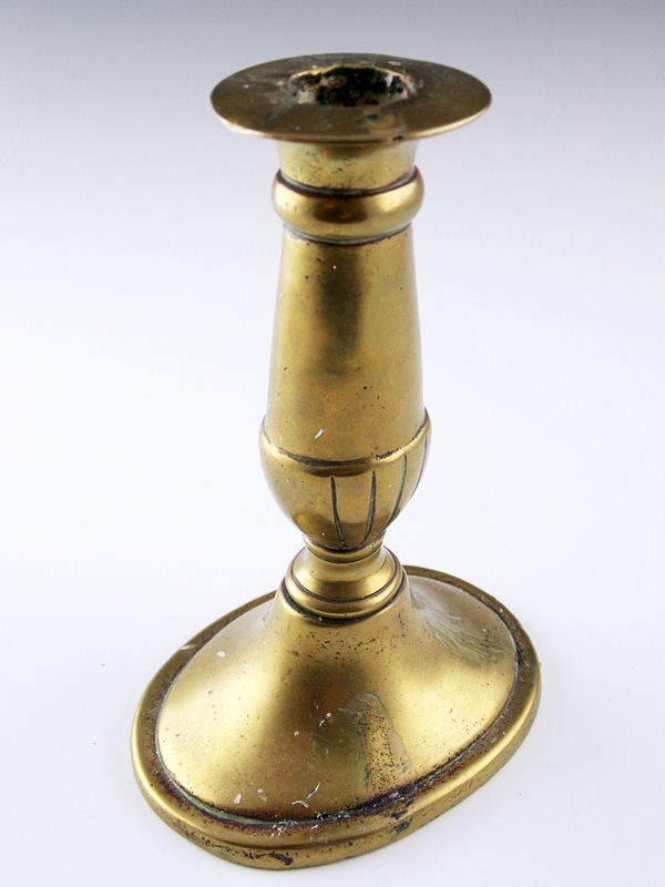 Antique brass candlesticks