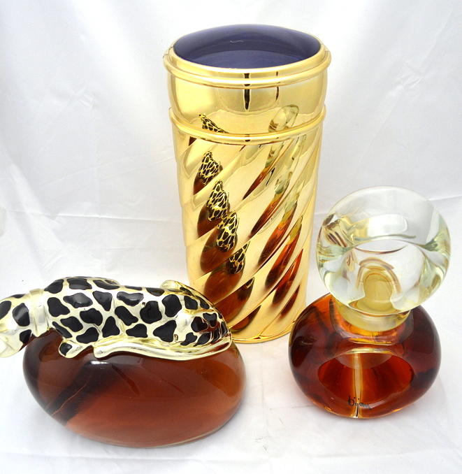 Three Decorative Perfume Bottles