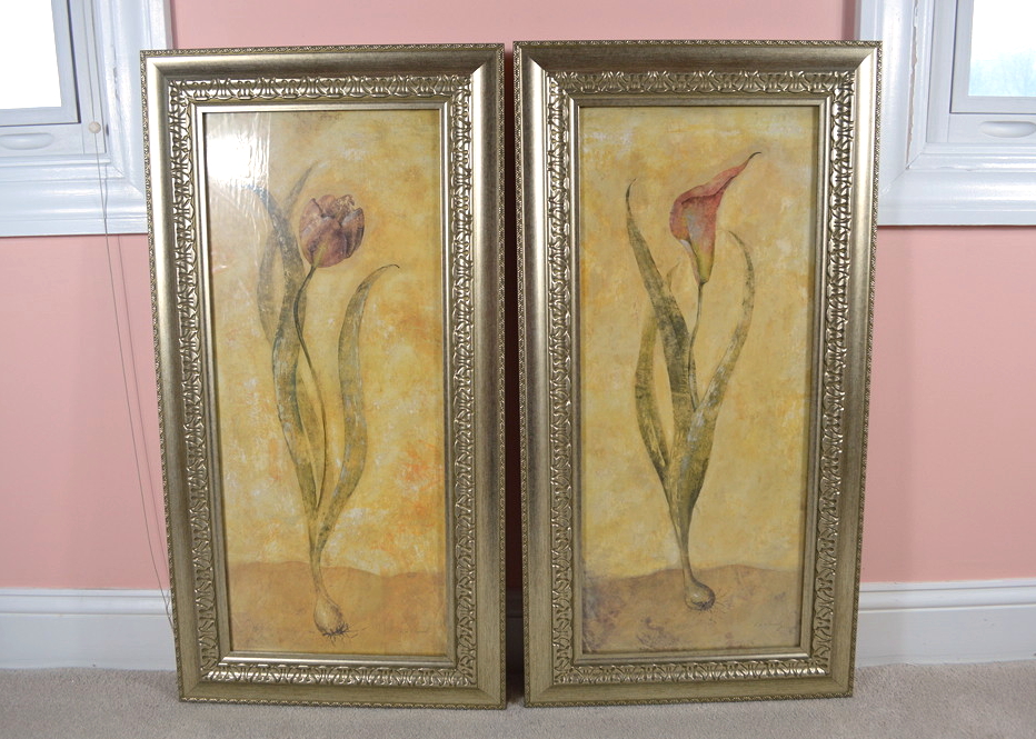 Pair of Contemporary Still Life Prints